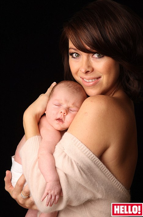 Lisa Scott-Lee with baby Star Lily